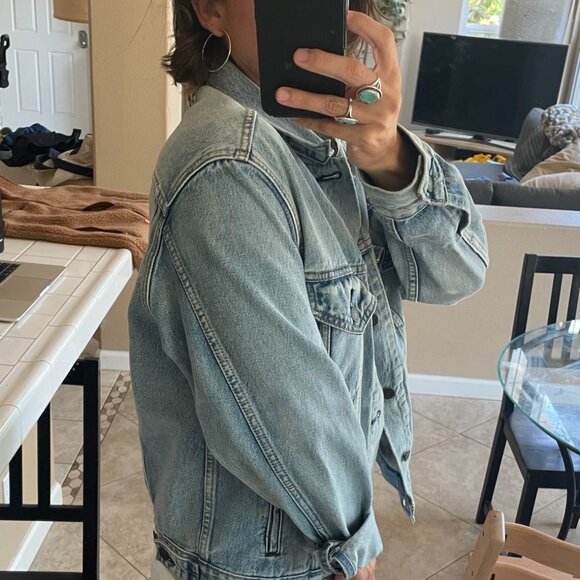 Levis Mens Denim Trucker Jacket - Picture 7 of 7